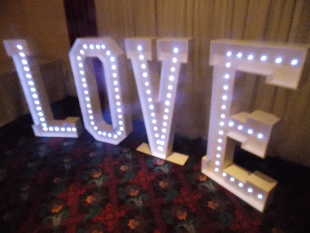 Love Letters Wedding Letters Letter Hire Fife Giant Love Letters
